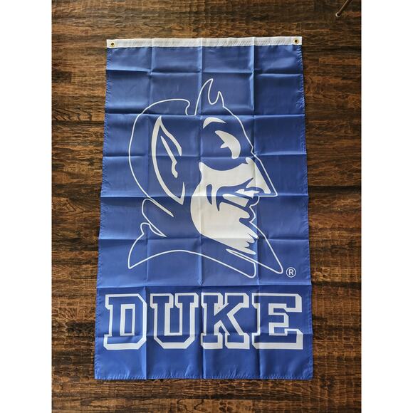 Duke Blue Devils Flag Banner New 3x5‎ Ft Mancave Garage Office Gameday Dorm - Picture 3 of 3